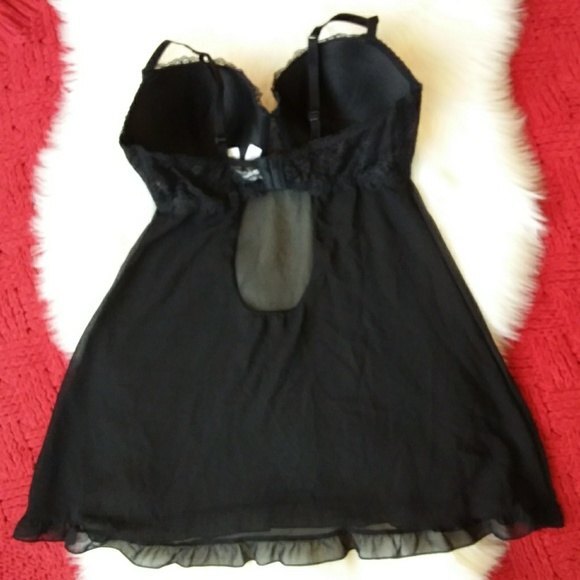 Gilligan & O'malley | Black Push-up Lace Lingerie - Picture 2 of 9